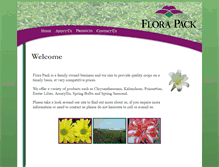 Tablet Screenshot of florapack.com